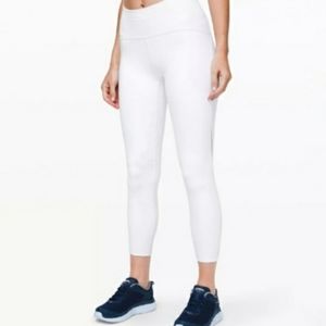 LULULEMON Train Times High Rise 25" Leggings 7/8 with Mesh Panel